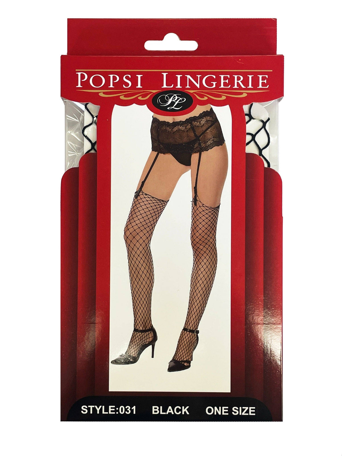 Unfinished Diamond Net Thigh High Stocking (BOXED)