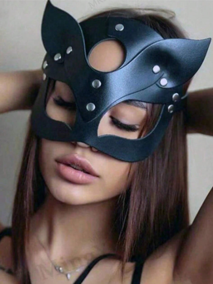 PU Leather Erotic Cosplay Mask