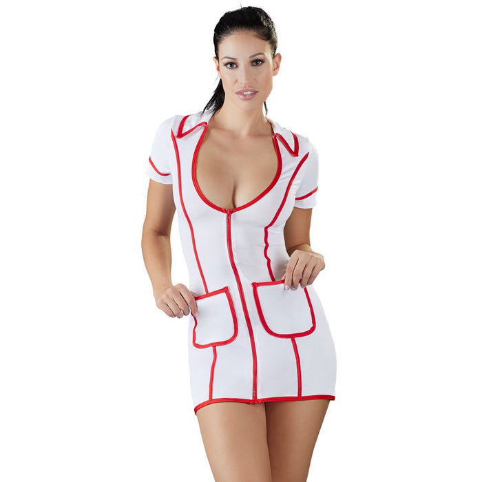 Cottelli Costumes White And Red Nurses Dress-0