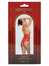 Red Lace Teddy (BOXED)