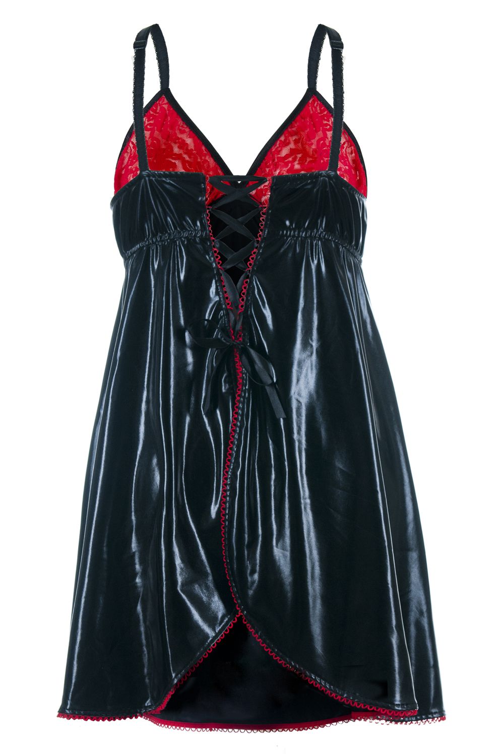 black/red chemise SB/1003 54/56 Sexy Base-3