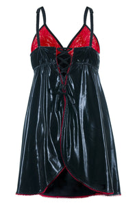 black/red chemise SB/1003 54/56 Sexy Base-3