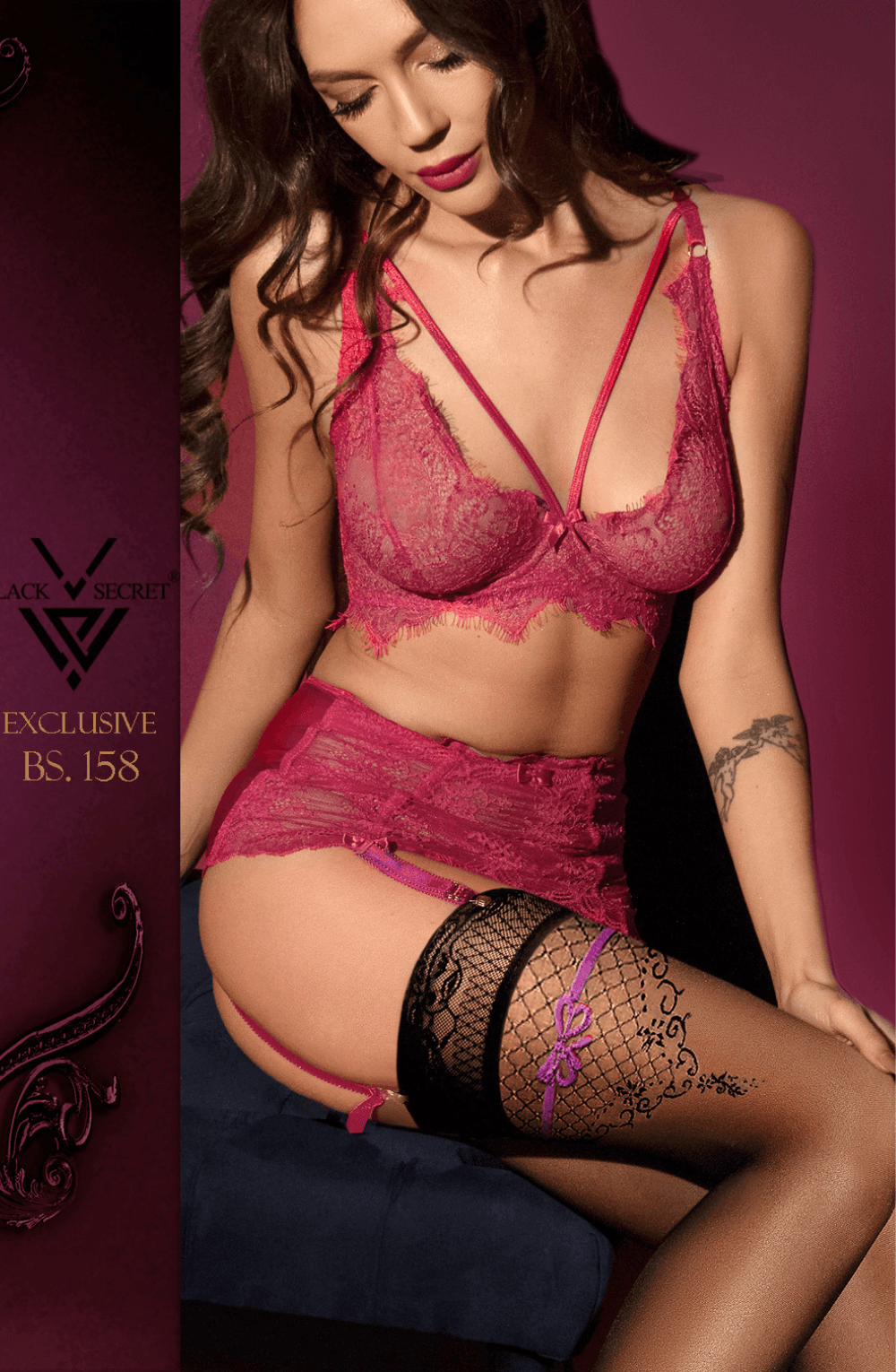 Black Secret BS158 Hold Ups Black