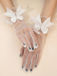 Bow Mesh Gloves