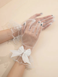 Bow Mesh Gloves