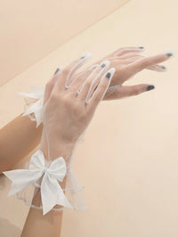 Bow Mesh Gloves