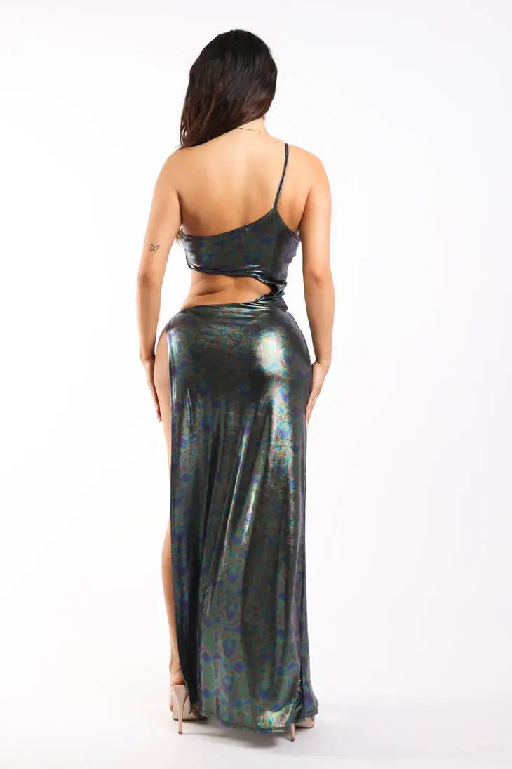 Cut Out Detailed Dress Black