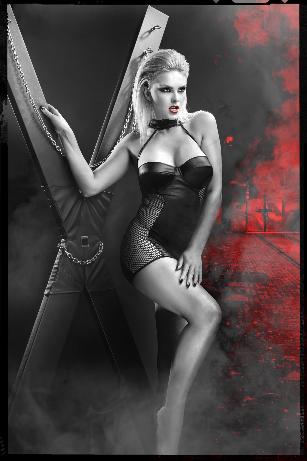 black mini dress DDFeme001 - XXL-2