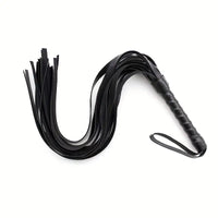 Flogger Faux Leather Whip Black P&A Boutique
