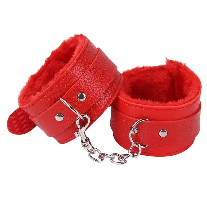 PVC Handcuffs Red