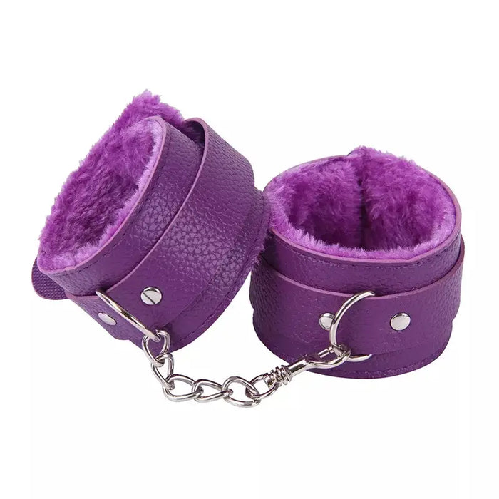 PVC Handcuffs Purple