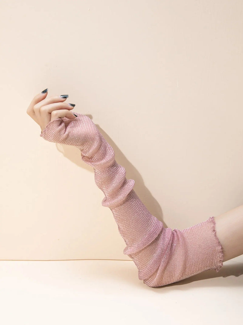 Glitter Long  Gloves
