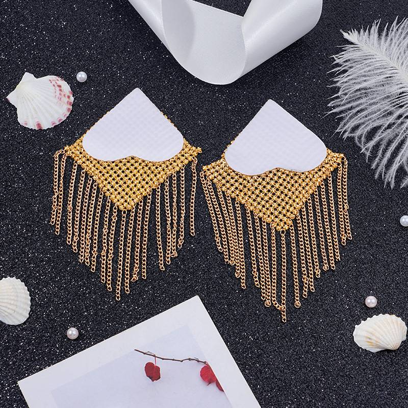 Nipple Cover - Metal Tassel Ornament Nipple Cover