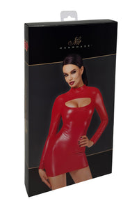 F367 Bombshell Bodycon Dress Red - 3XL-8