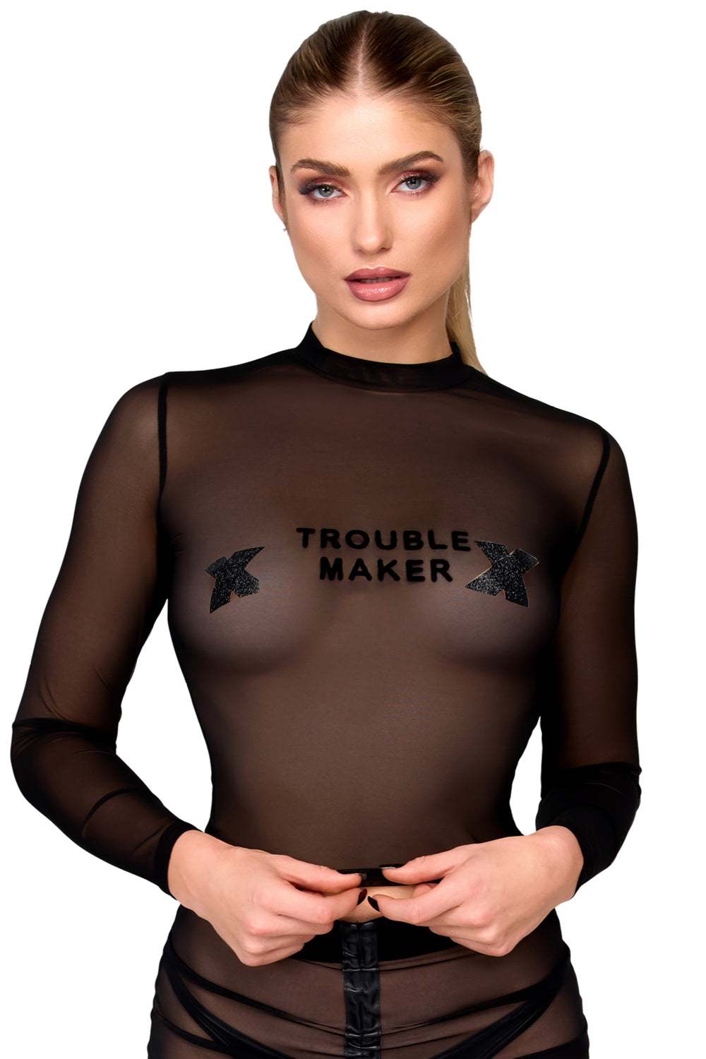 F389 Troublemaker Top - 3XL-2