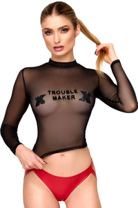 F389 Troublemaker Top - 3XL-4