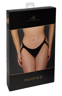 F393 Troublemaker Strappy Panties black - 3XL-6