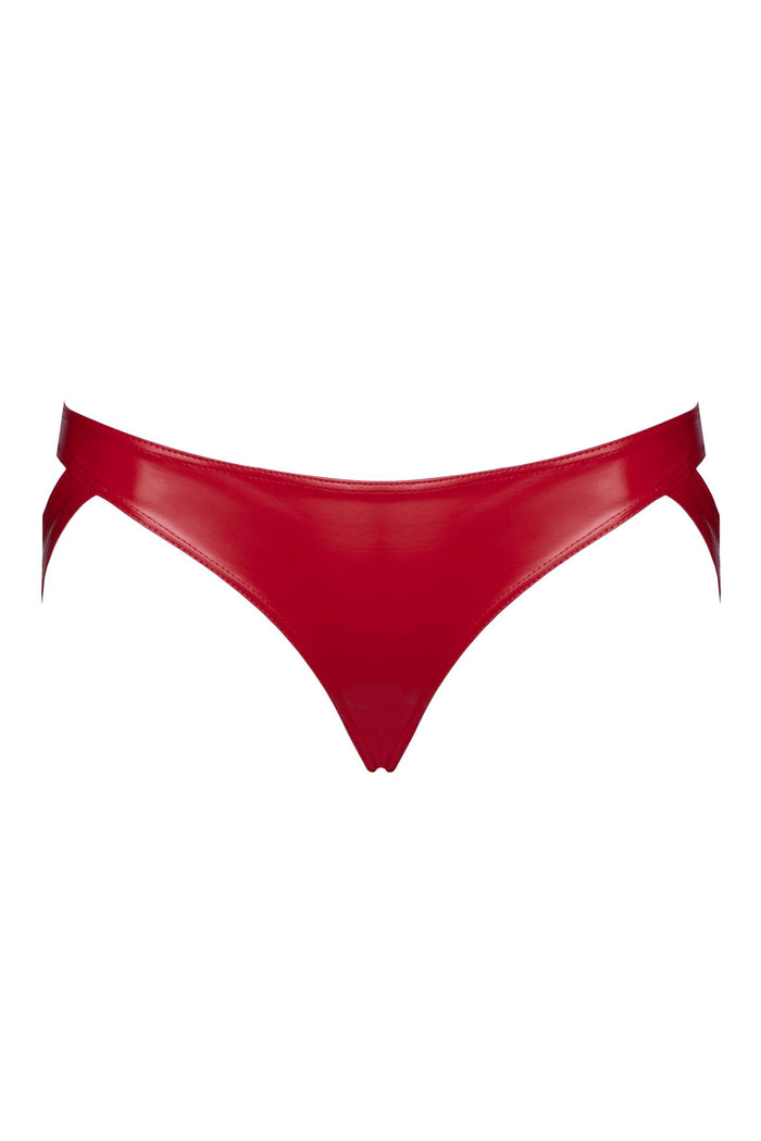 F394 Troublemaker Strappy Panties red - 3XL-0