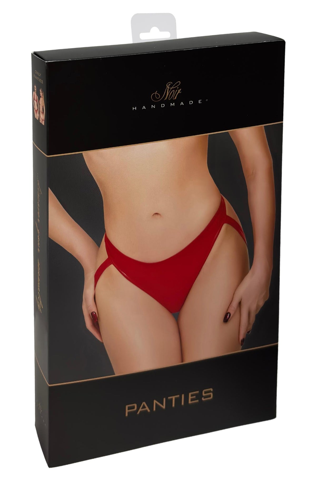 F394 Troublemaker Strappy Panties red - 3XL-7