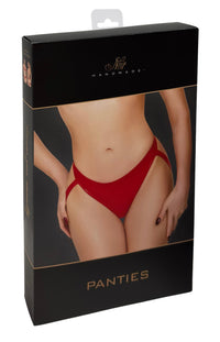 F394 Troublemaker Strappy Panties red - 3XL-7