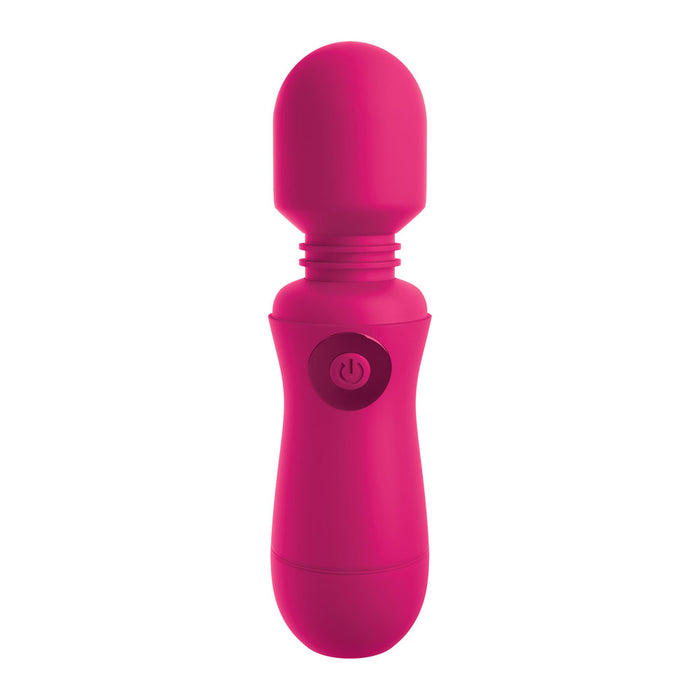 OMG Silicone Rechargeable Wand Pink-0