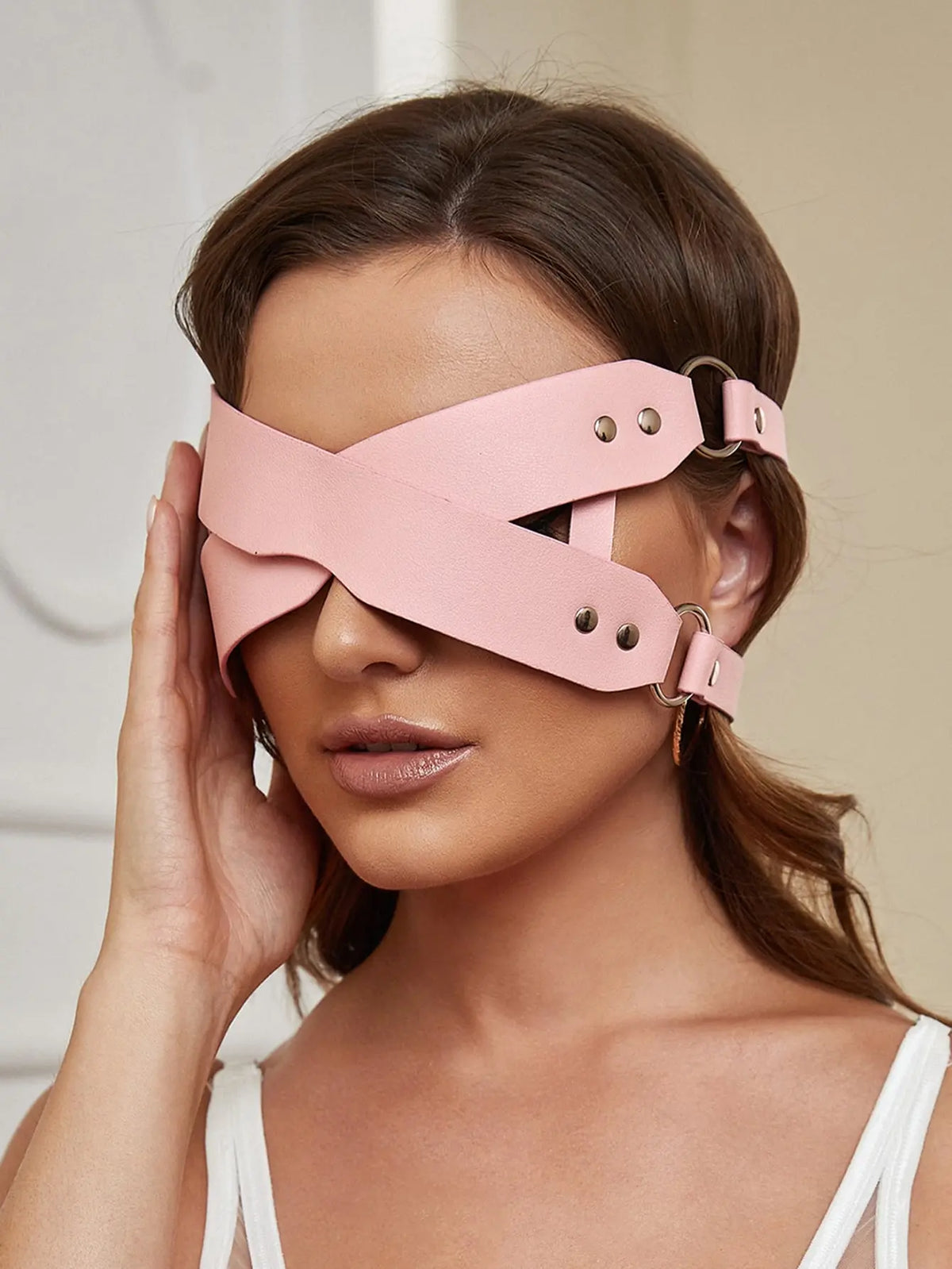 PU Sexy Eye Mask Pink