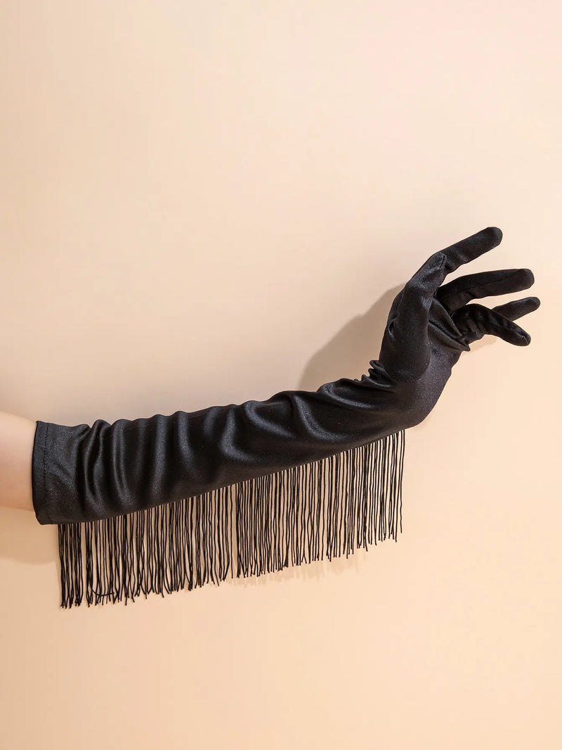 Sexy Long Black Gloves