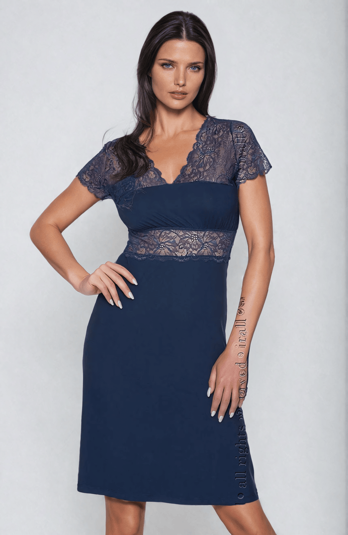 Irall Cameron Nightdress Navy Blue S-XL