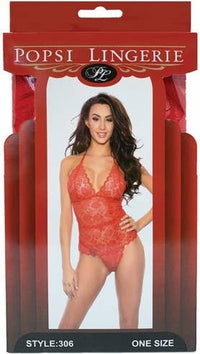 Red Lace Teddy (BOXED)