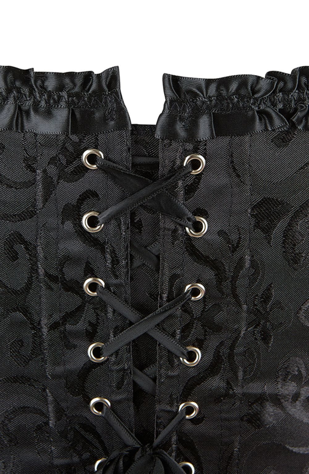 YesX YX896 Vintage Corset Style Black