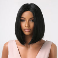 Short Bob Black Synthetic Wig UNDINE TRESS