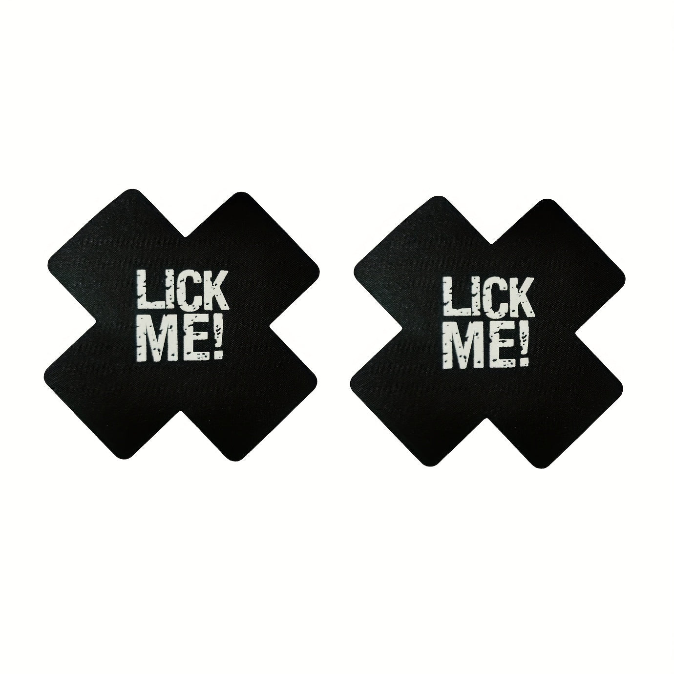 Set Of 4 Pairs Of Letter Print Nipple Covers