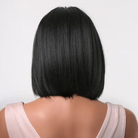 Short Bob Black Synthetic Wig UNDINE TRESS