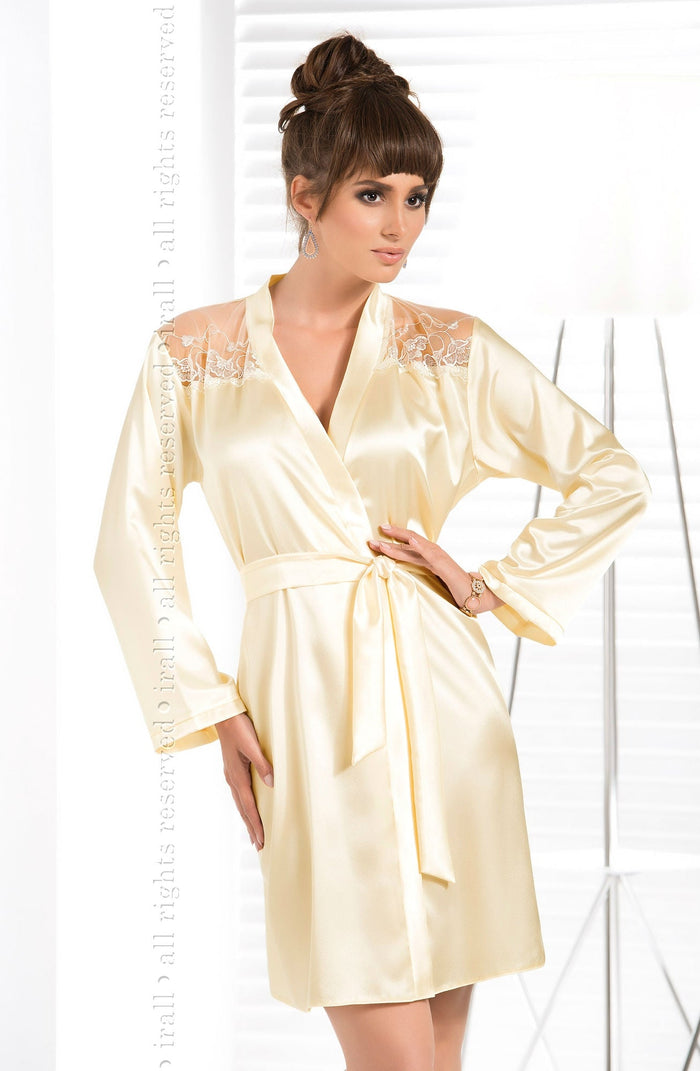 Irall Daphne Dressing Gown Cream SEXY DRESS OUTLET