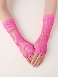 Pink Fishnet Gloves SEXY DRESS OUTLET