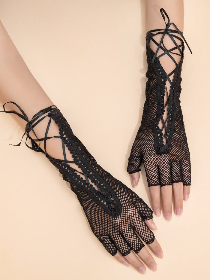 Sexy Mesh Long Gloves Sexy Dress Outlet