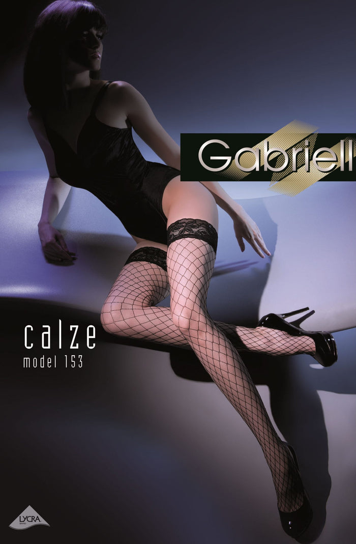 Gabriella Kabaretta Calze 153-222 Hold Ups Red